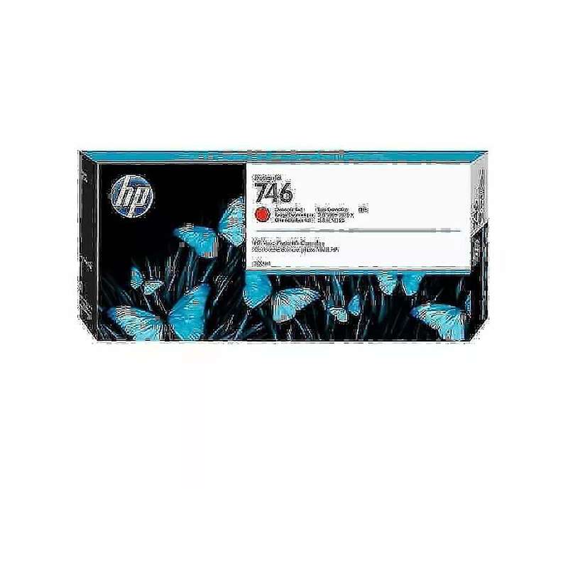 Hp P2V81A Original Chromatic Red for DesignJet Z6 & Z9 300-ml Ink Cartridge 746