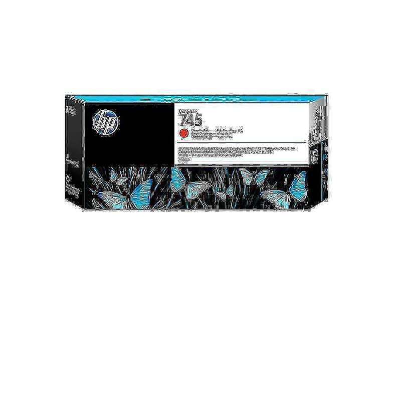 HP F9K00A Original Chromatic Red DesignJet 130-ml Ink Cartridge 745