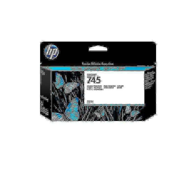 Hp F9J98A Original Photo Black DesignJet 130-ml Ink Cartridge 745
