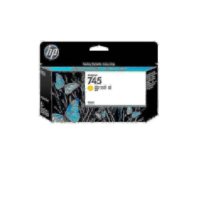 Hp F9J96A Yellow DesignJet 130-ml Ink Cartridge 745