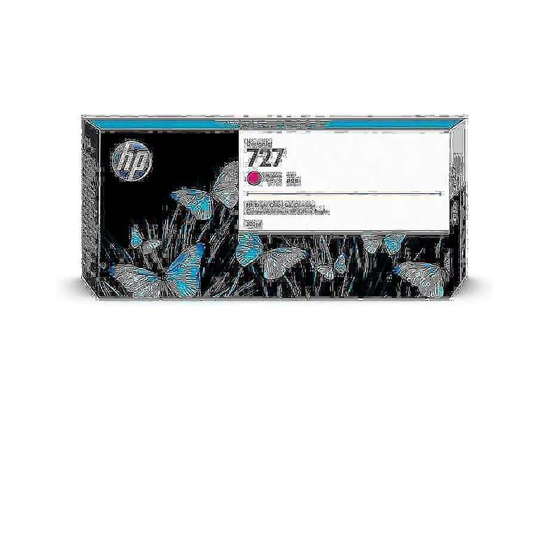 Hp T1500, T920 Original Magenta 300ml Ink Cartridge F9J77A/727