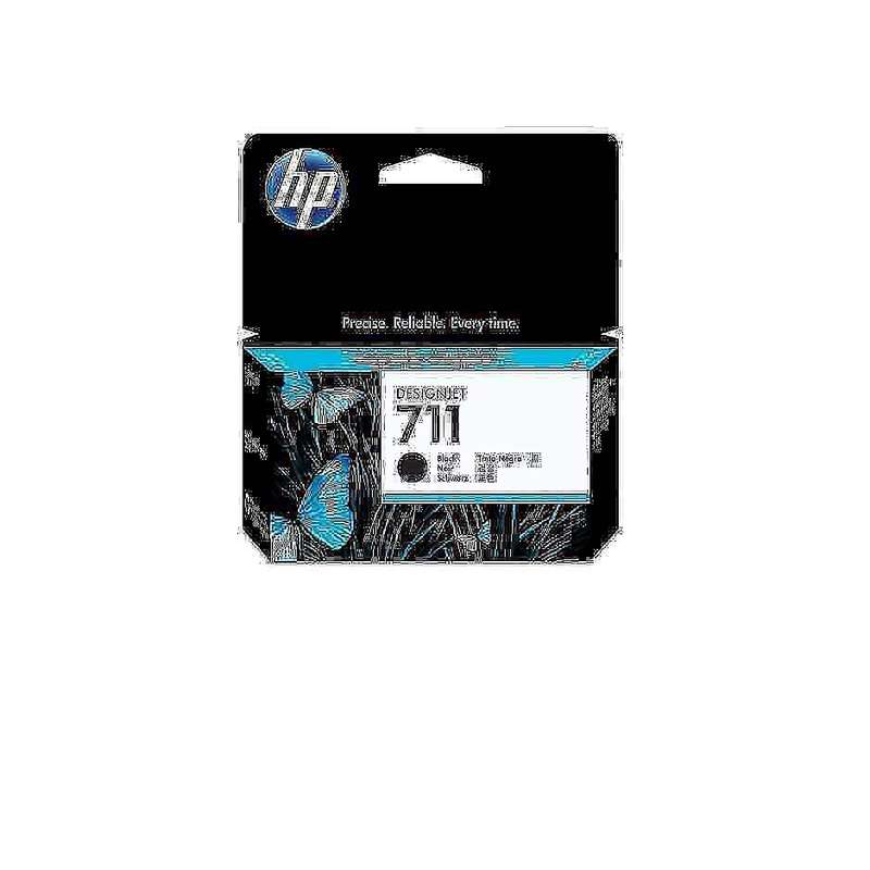 Hp T120, T520 Original Black DesignJet 38ml Ink Cartridge CZ129A/711