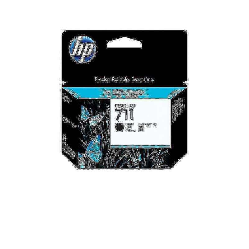 Hp T120, T520 Original Black DesignJet 80-ml Ink Cartridge CZ133A/711