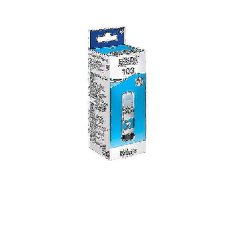 Epson 103 Original Tank Cyan ink bottle C13T00S24A