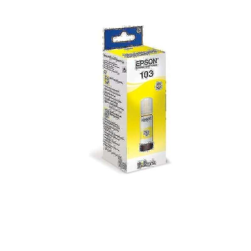 Epson 103 Original Tank Yellow ink bottle C13T00S44A