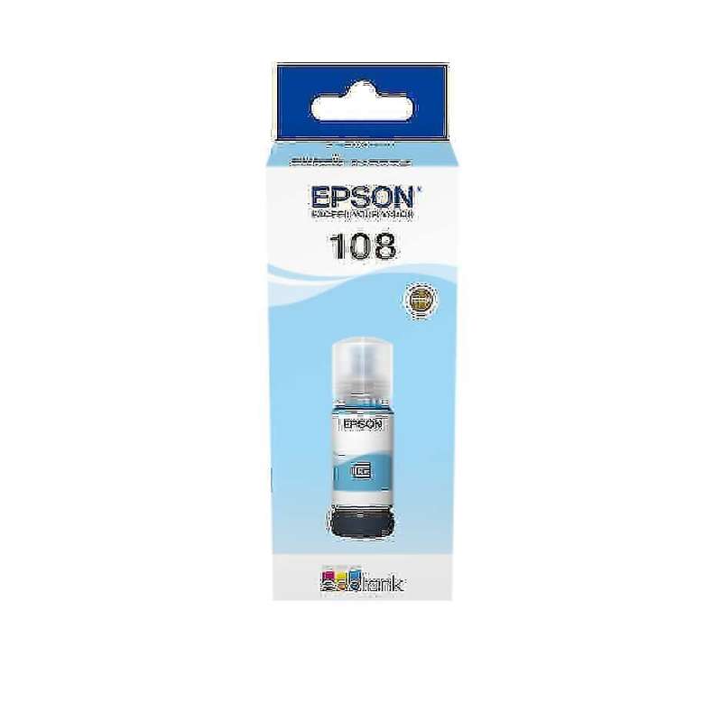 Epson 108 Original Tank Light Cyan 70-ml ink bottle C13T09C54A