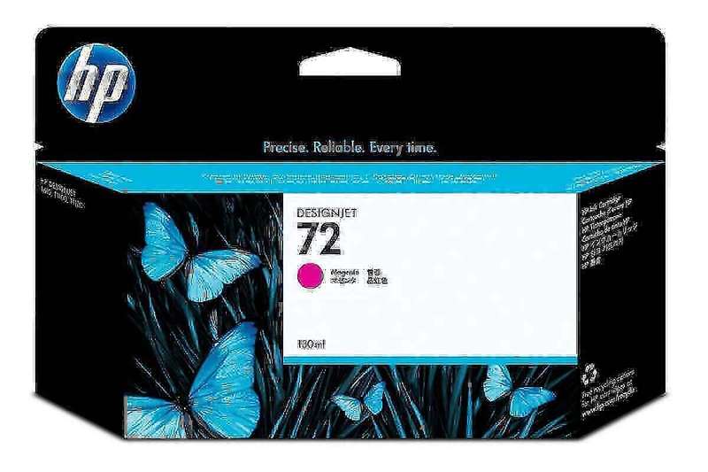 Hp T610, T620 Original Magenta DesignJet 130-ml Ink Cartridge C9372A/72