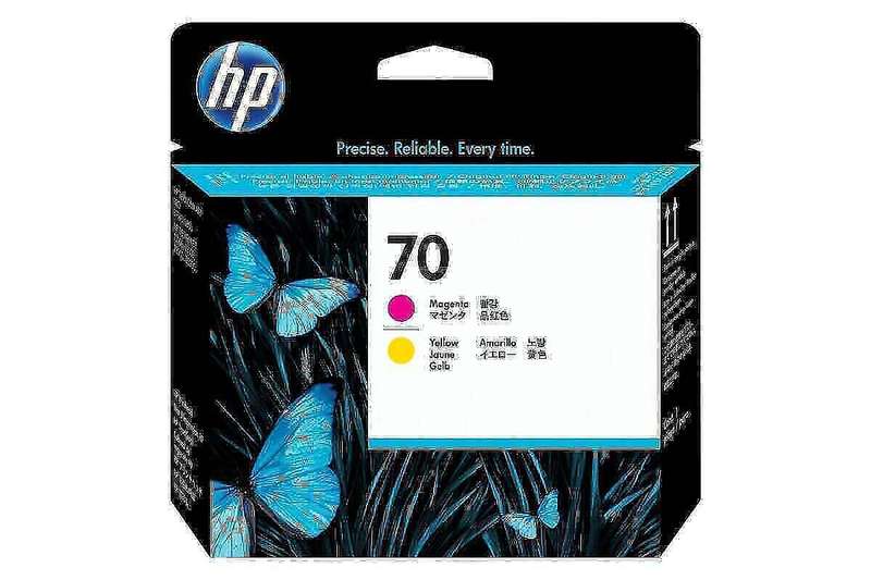 Hp Z2100,Z5200 Magenta and Yellow DesignJet Printhead-C9406A/70