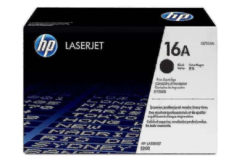 Hp Q7516A Original Black Toner Cartridge 16A
