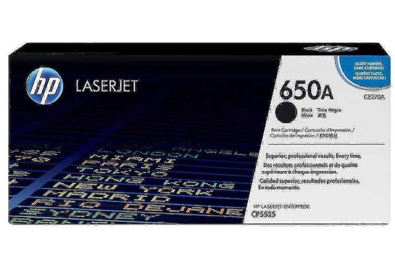 Hp CE270A Original Black Toner Cartridge 650A