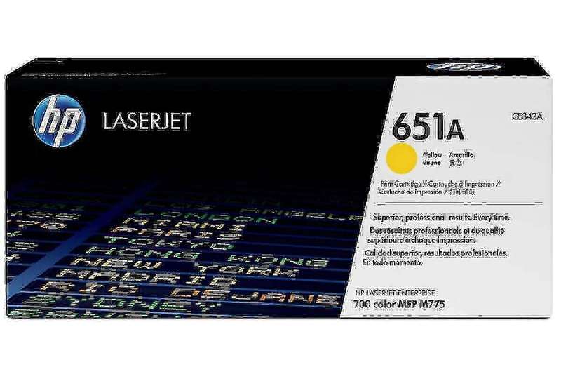 Hp CE342A Original Yellow Toner Cartridge 651A