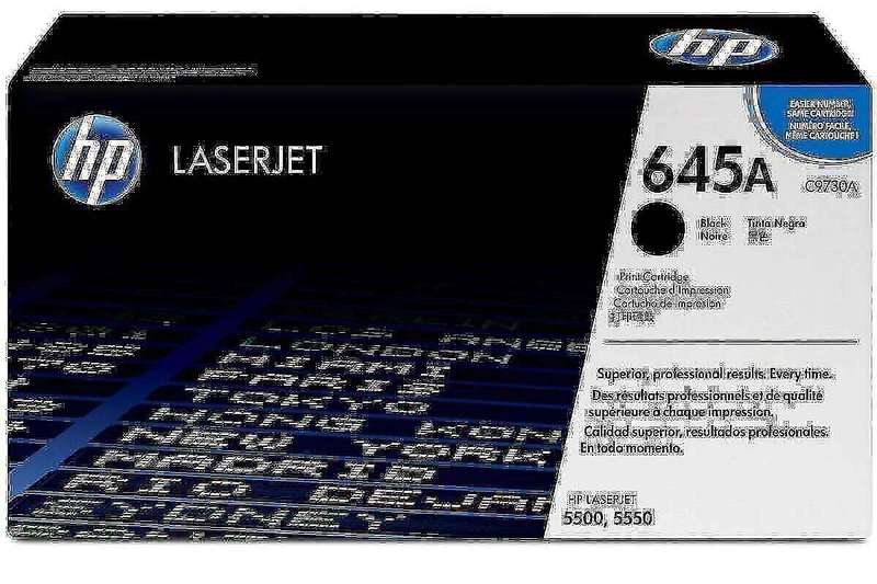 Hp C9730A Original Black Toner Cartridge 645A