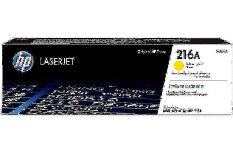 Hp LaserJet Pro M182, M183 Original Yellow Toner Cartridge 216A