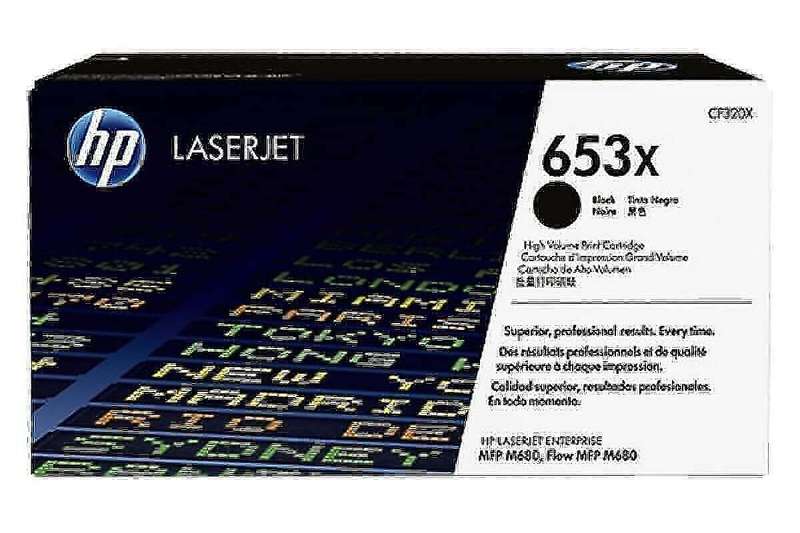 Hp CF320XC Original Black Toner Cartridge 653X