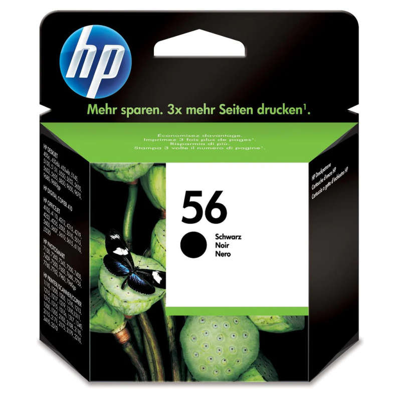HP C6656AE Original Black Ink Cartridge 56