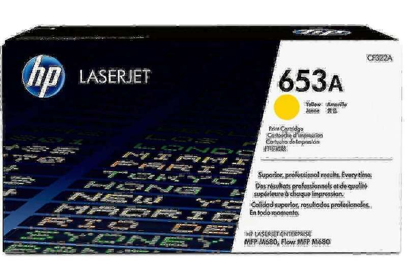 Hp CF322A Original Yellow Toner Cartridge 653A