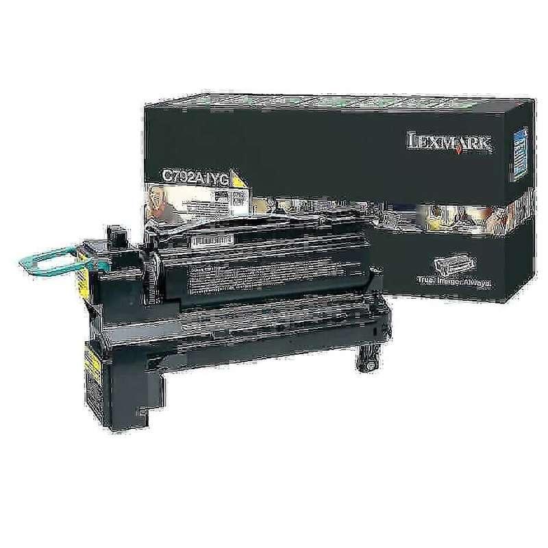 Lexmark C792de Original Yellow Extra High Yield Toner Cartridge C792A1YG