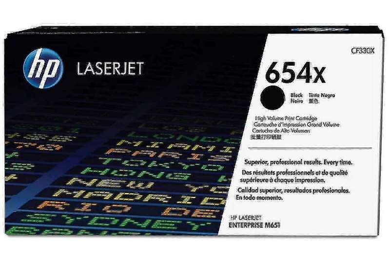 Hp CF330X Original Black High Yield Toner Cartridge 654X