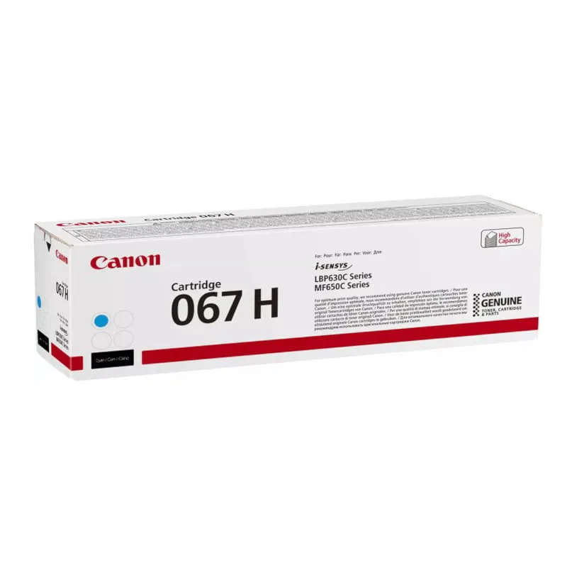 Canon 067H Original Cyan High Yield Toner Cartridge 067