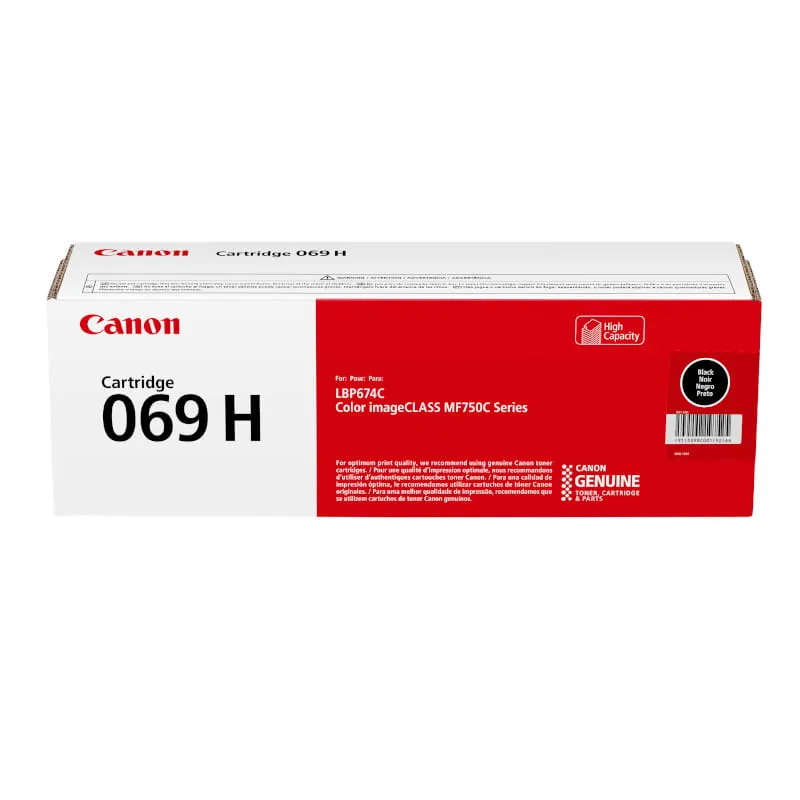 Canon 069H Original Black High Yield Toner Cartridge 069