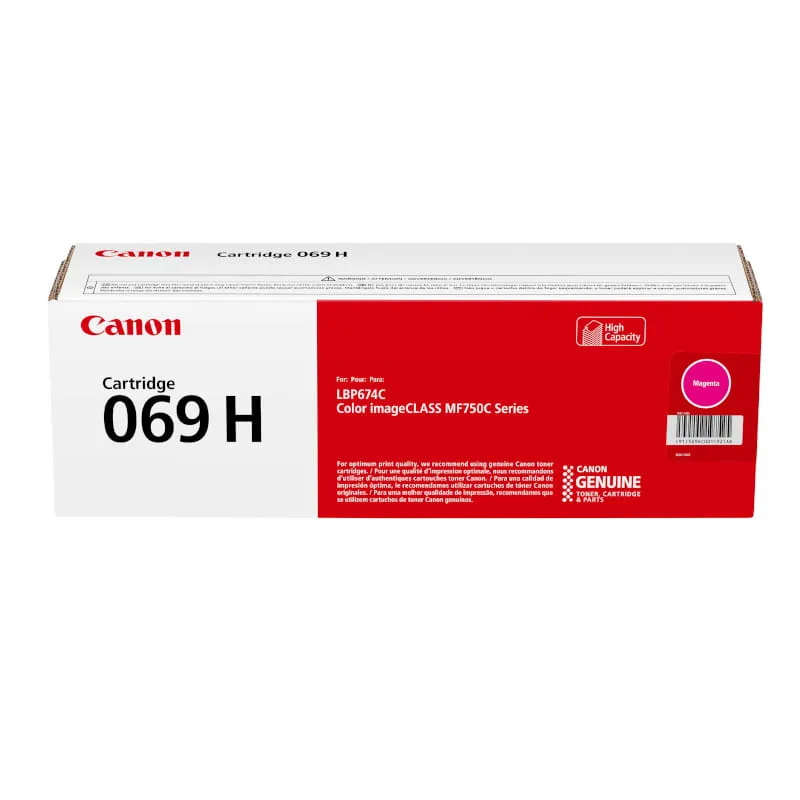 Canon 069H Original Magenta High Yield Toner Cartridge 069