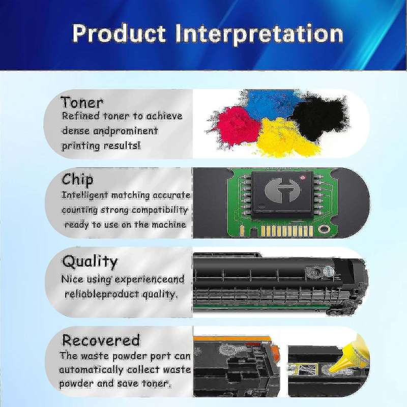 Hp Pro M255 ,M283 Compatible Value Pack Toner Cartridges 207A