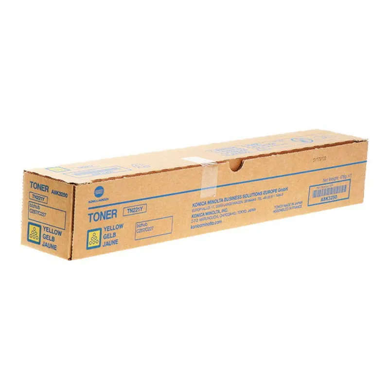 Konica Minolta Original Yellow Toner Cartridge TN-221