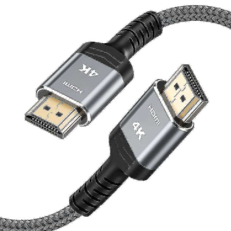 Highwings 4K HDMI Cable 20FT, 4K HDR High Speed 18Gbps Braided Nylon HDMI to HDMI Cord