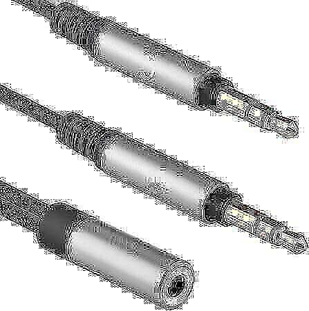 Geekria Nylon Braided Headset Y Splitter Adapter, Headphones Splitter Cable for PC Computer, Note...
