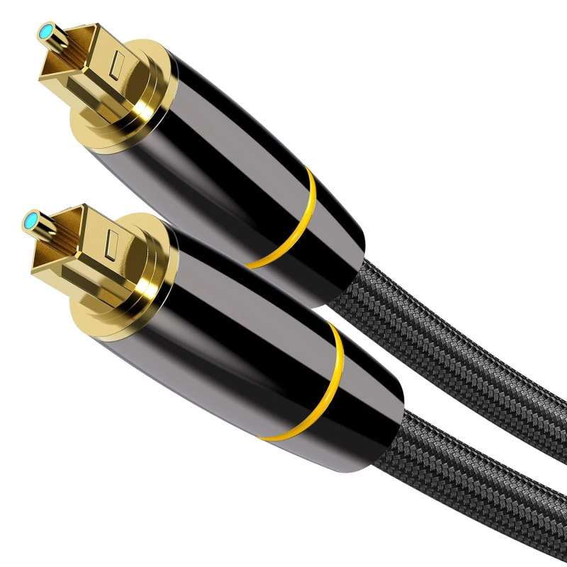 Optical Audio Cable, Optical Cable (3.3 Feet/1 Meter), TOSLINK Optical Cable for Soundbar, Audio ...