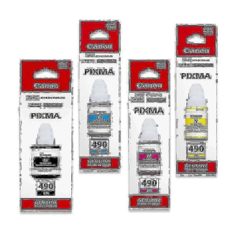 Canon G1400/G3400 Original Multipack 70ml Ink Bottles GI-490