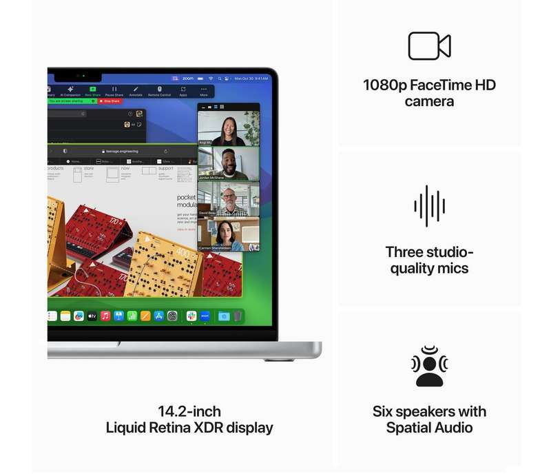 Apple MacBook Pro 14inch with M3 chip 8-core CPU and 10-core GPU 1TB SSD