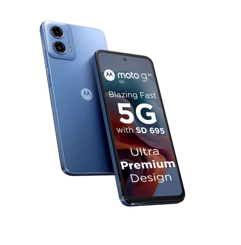 Motorola G34 5G 128GB- Ice Blue