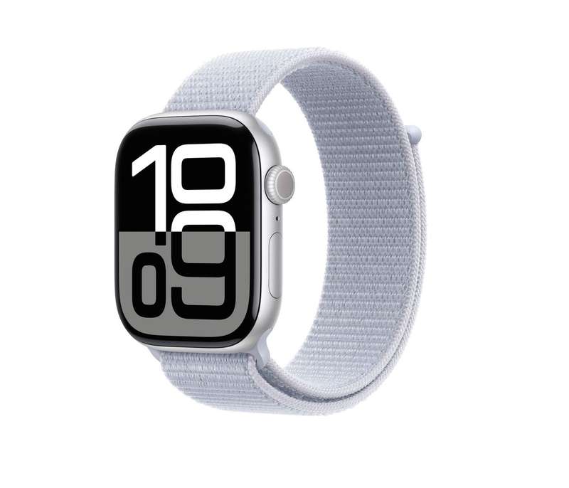 Apple Watch Series 10 GPS Aluminum Case (46mm) with Sport Loop