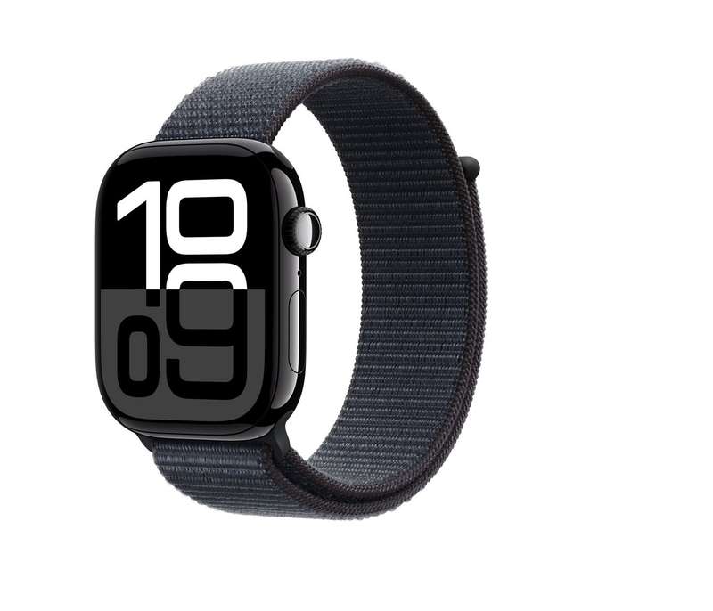 Apple Watch Series 10 GPS Aluminum Case (46mm) with Sport Loop