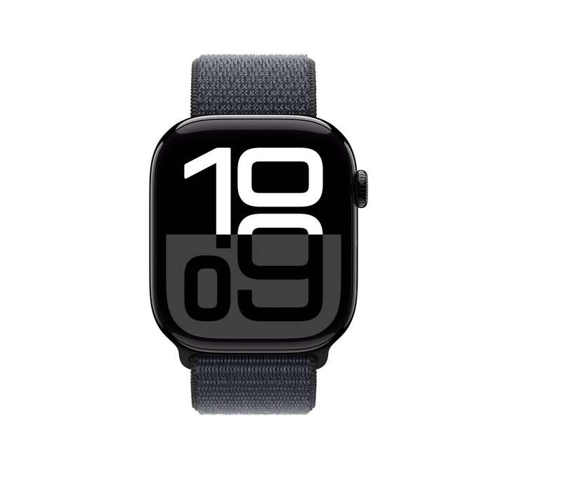 Apple Watch Series 10 GPS Aluminum Case (46mm) with Sport Loop