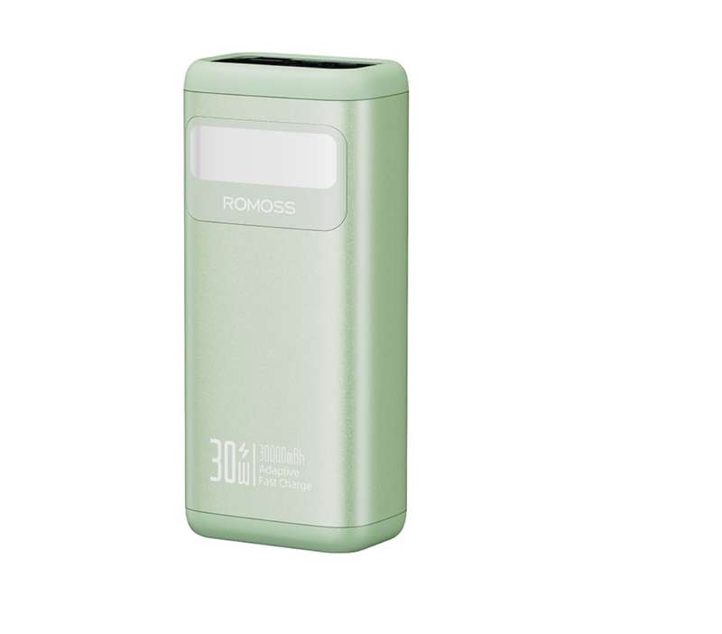 Romoss PMT30 30000mAh 30W Fast Charge Power Bank  Green