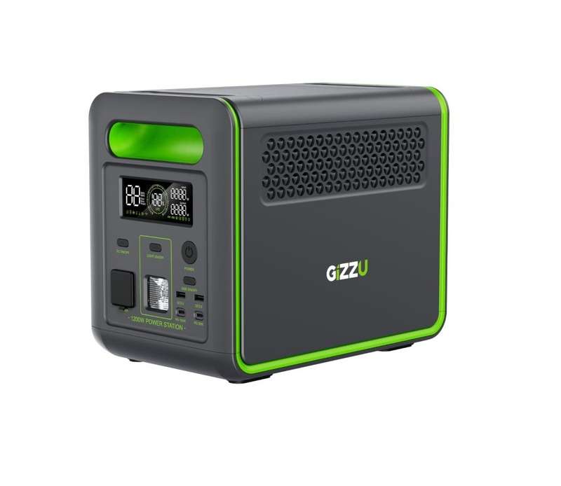 Gizzu Hero Max 1000W 1024Wh UPS Power Station - Black