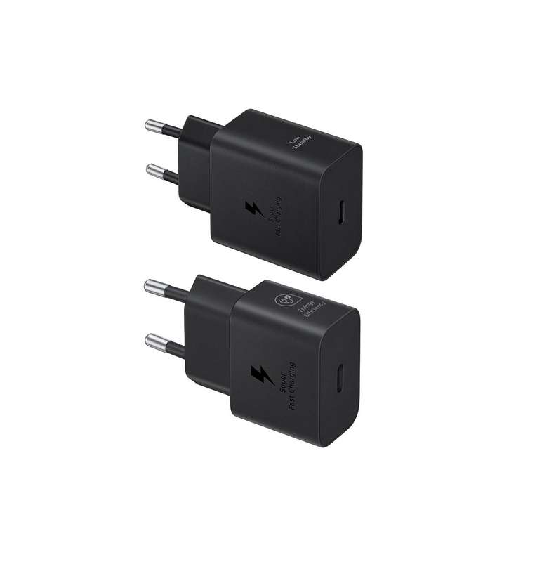 Samsung Original 45W Power Adapter + 25W GaN Charger Bundle (Without Cable)