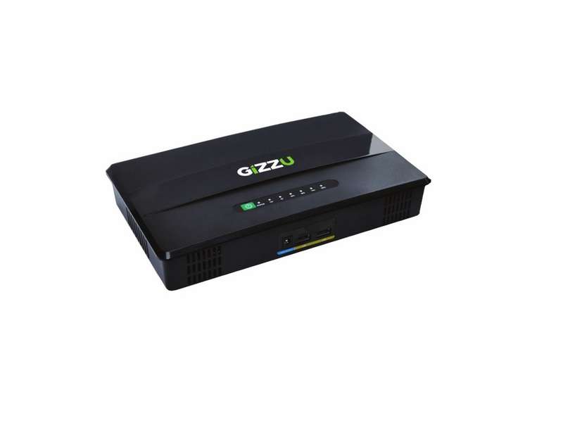 GIZZU 60W 69Wh 21600mAh (Larger battery) Mini POE DC UPS