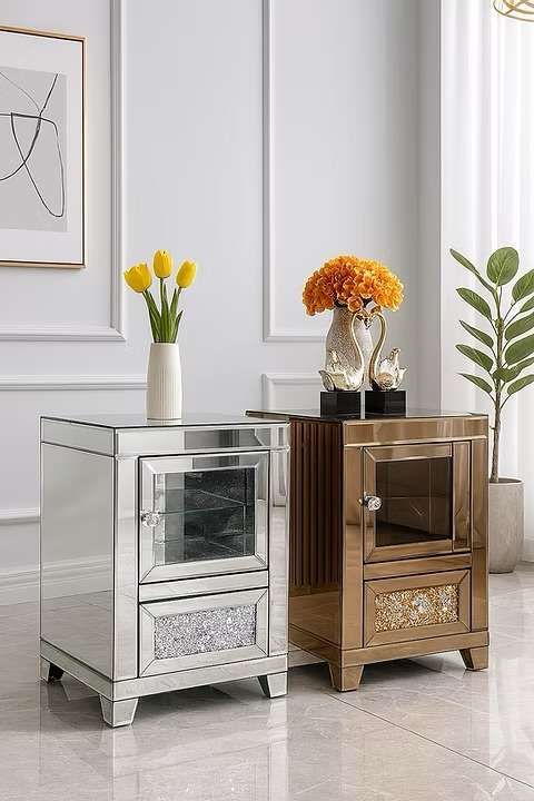 Opulix Mirror Pedestal set
