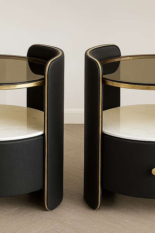 Velari Eclipse Nightstand Set of 2