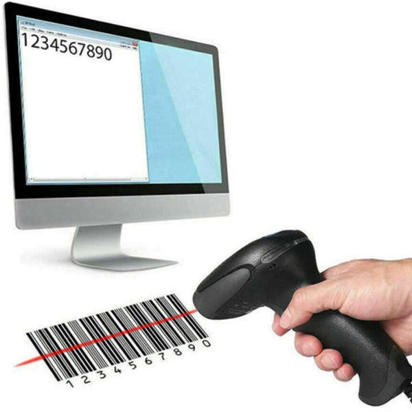 Barcode scanner with USB cable Q-A202