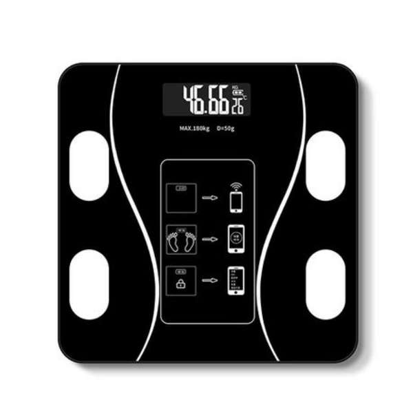 DH - Health Intelligent Bluetooth Body Fat Scale - Black