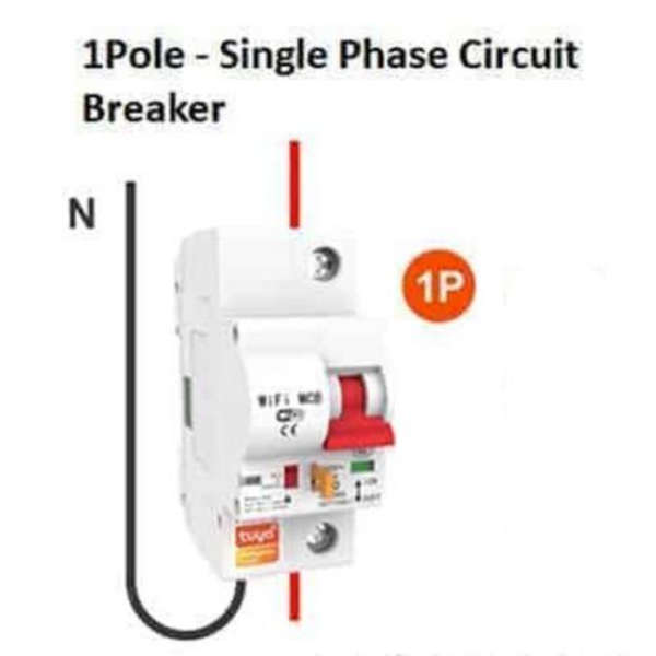 TUYA Smart Switch 25A Circuit Breaker - Energy Saving - Wi-Fi - 230V AC