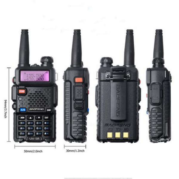 8W Dual Band Vhf Uhf Hands uv-5r Walkie Talkie Best Range 5-8km