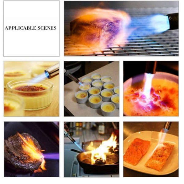 Flame Gun - Gas Butane Blow Torch Burner-White