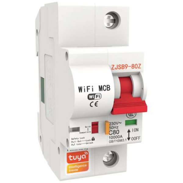 TUYA Smart Switch 25A Circuit Breaker - Energy Saving - Wi-Fi - 230V AC
