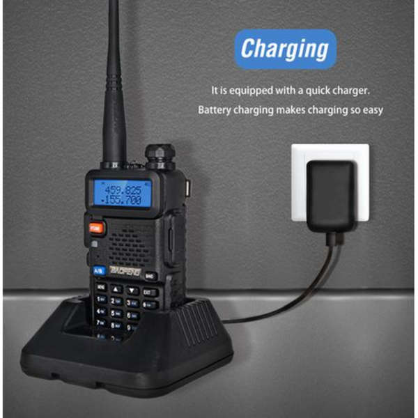8W Dual Band Vhf Uhf Hands uv-5r Walkie Talkie Best Range 5-8km
