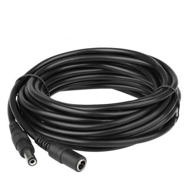 20m DC Black Power Extension Cable